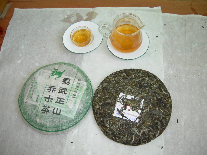 第一批易武古树青饼(图1)